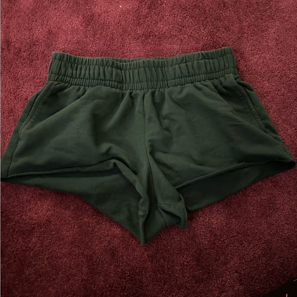 Forest Green Loungewear Shorts